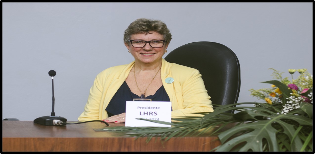 Dra. Vera Lúcia Scheeren Presidente da Liga Homeopática RS 23-24